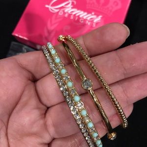 New in package set of 4 Premier Designs Bangles